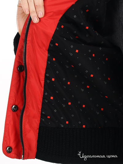 Куртка CORONA женская, цвет красный / черный