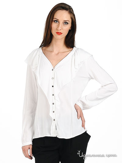 Блуза CORONA, цвет цвет белый
