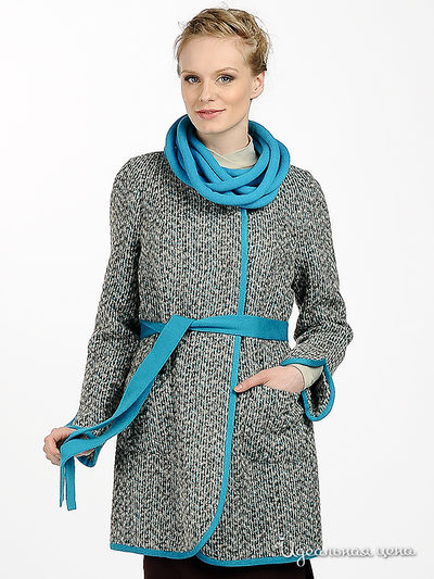 Пальто Shipilova, цвет цвет серый / голубой