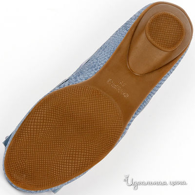 Туфли capriccio женские, цвет голубой / принт рептилия