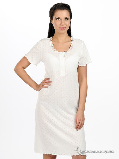 Сорочка NOTTEBLU&PRIMA ROSA, цвет цвет белый