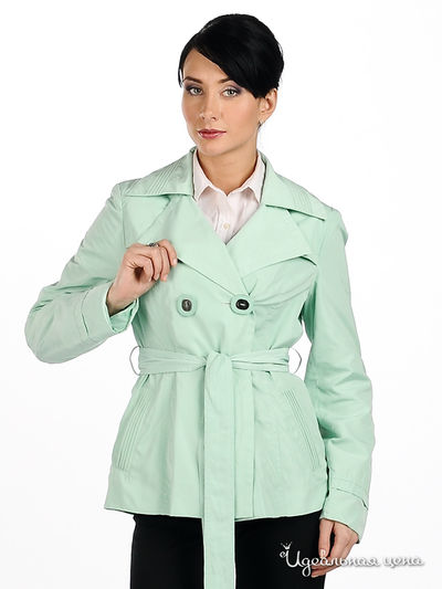 Куртка Мультибренд женская, цвет бирюзовый