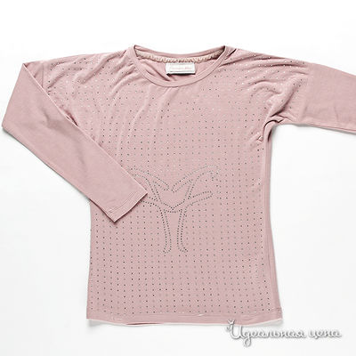 Лонгслив Fracomina mini, цвет цвет темно-розовый