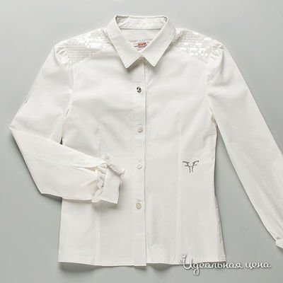 Рубашка Fracomina mini, цвет цвет белый