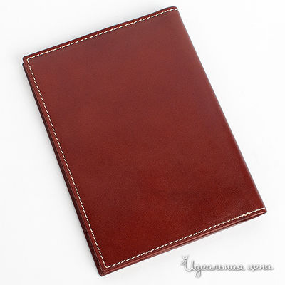Обложка для паспорта Vasheron мужская, цвет темно-коричневый