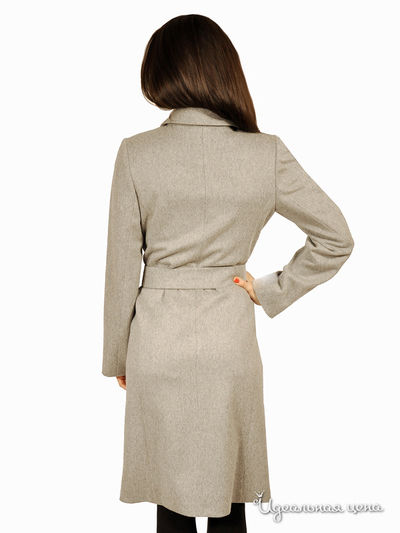 Пальто Kroyyork женское, цвет светло-серый