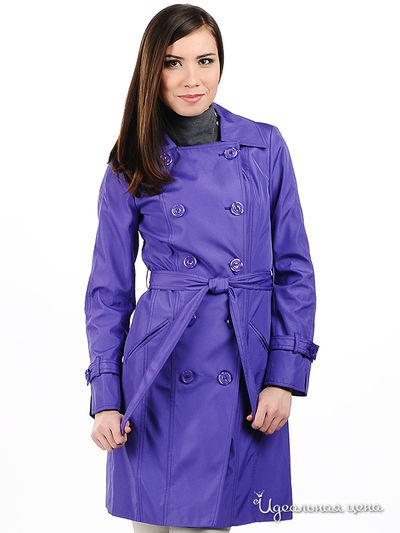 Плащ Alisa fashion, цвет цвет фиолетовый