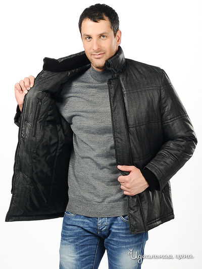 Куртка Donatto мужская, цвет темно-серый / серебристый