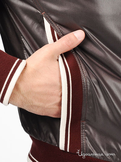 Куртка Donatto мужская, цвет серебристо-бордовый