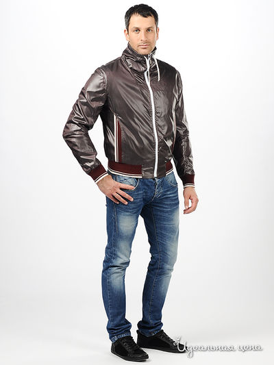 Куртка Donatto мужская, цвет серебристо-бордовый