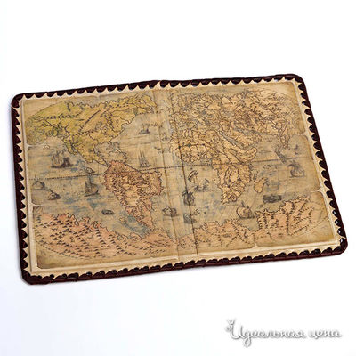 Обложка для паспорта Кажан унисекс, цвет коричнево-бежевый
