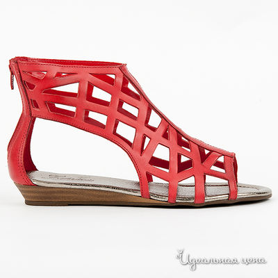 Туфли летние capriccio женские, цвет красный