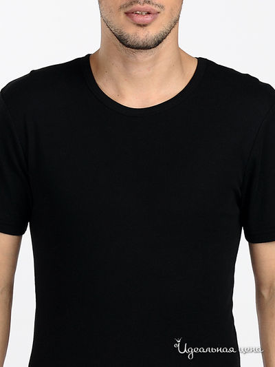 Комплект футболок Fruit of the Loom мужской, цвет черный, 2 шт.