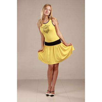 Платье Borodulins, желтое