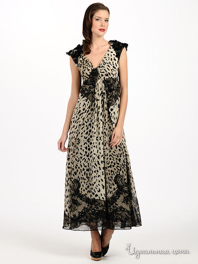 Платье Eleni Viare, цвет цвет черный / коричневый