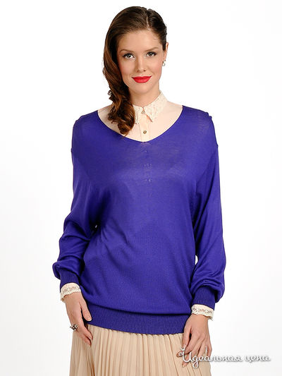 Пуловер Eleni Viare, цвет цвет фиолетовый