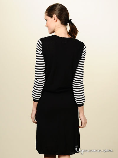 Платье Moschino MS женское, цвет черный / белый