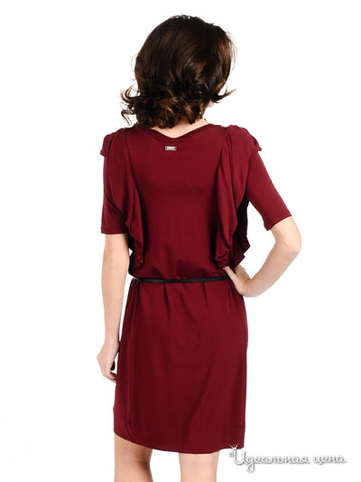 Платье Мультибренд женское, цвет бордовый