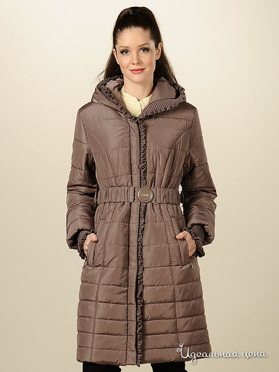 Пальто XcluSive&Soho, цвет цвет коричневый