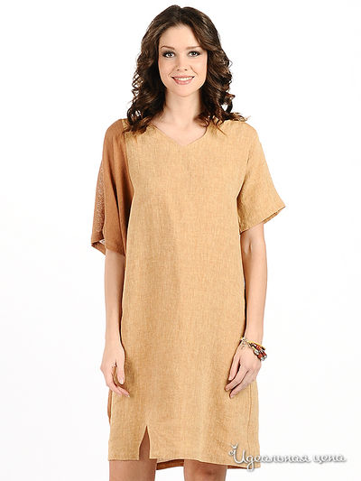 Платье Мультибренд, цвет цвет серо-коричневый
