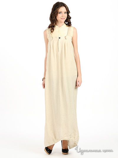 Платье Мультибренд женское, цвет молочный