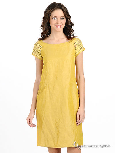 Платье Мультибренд, цвет цвет желтый