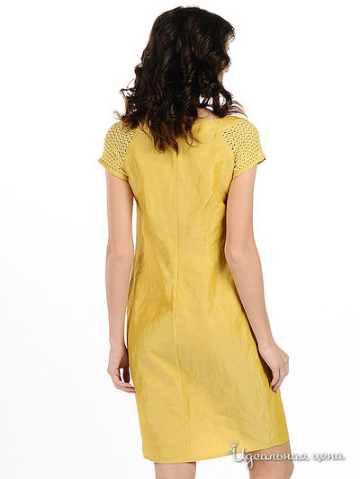 Платье Мультибренд женское, цвет желтый