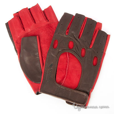 Перчатки John Douglas, цвет цвет коричневый / красный