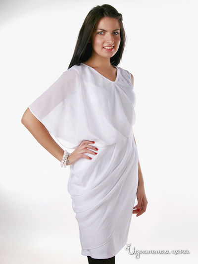 Платье Lusso женское, цвет белый