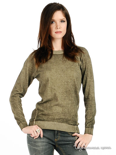 Пуловер Rich&Royal, цвет цвет оливково-бежевый