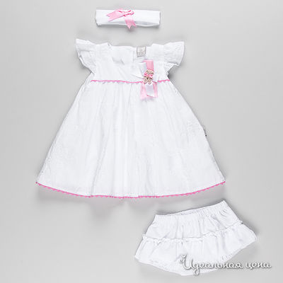Платье My little angel, цвет цвет белый / розовый