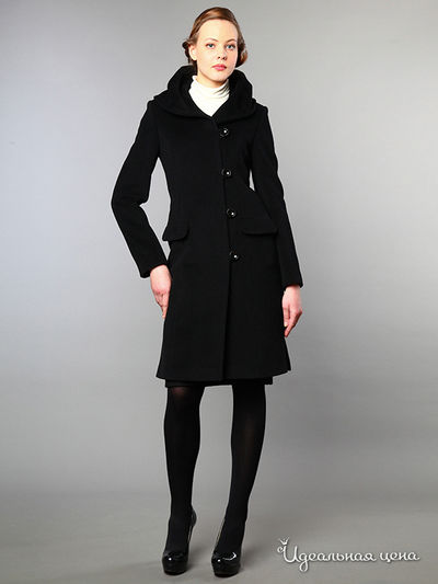 Пальто Pompa, цвет цвет черный