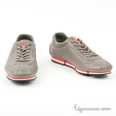 Туфли Prada, цвет цвет серый