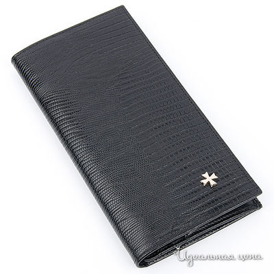 Бумажник Vasheron мужской, цвет черный