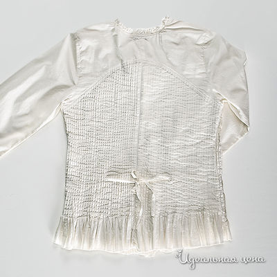 Рубашка Eliane et Lena для девочки, цвет белый, рост 102-152 см