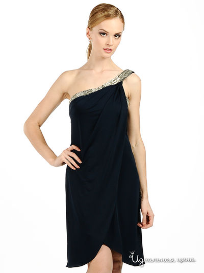 Платье JS Collection, цвет цвет темно-синий