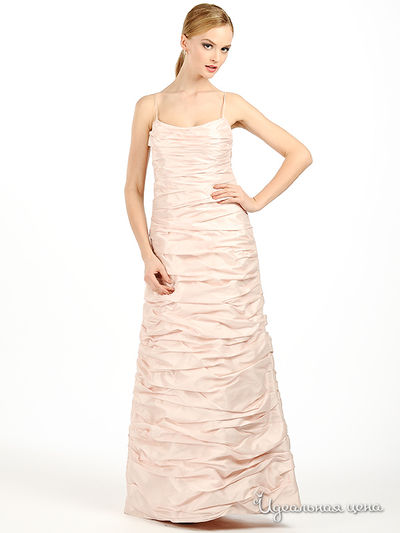Платье JS Collection, цвет цвет пудровый
