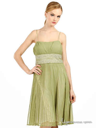 Платье JS Collection, цвет цвет оливковый