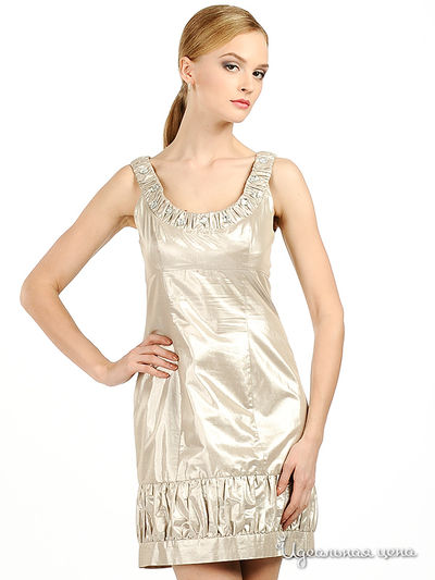 Платье JS Collection, цвет цвет серебряный