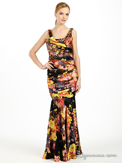 Платье JS Collection, цвет цвет мультиколор