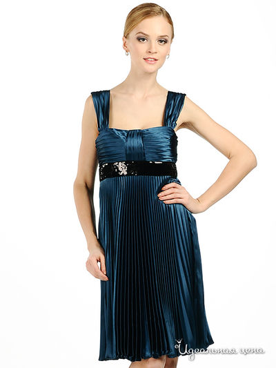 Платье JS Collection, цвет цвет берлинская лазурь