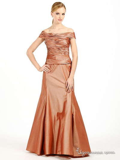 Платье JS Collection, цвет цвет терракотовый