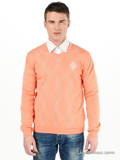 Пуловер Woollen Art, цвет цвет персиковый