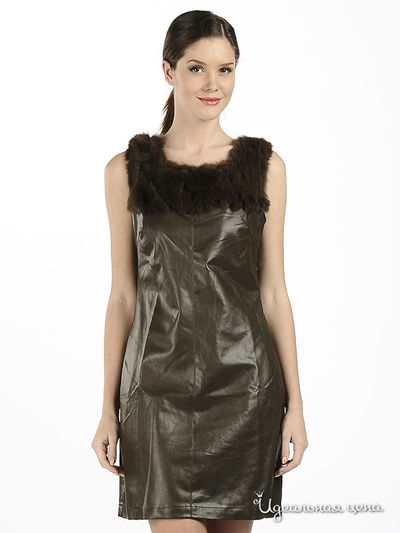 Платье Мультибренд, цвет цвет коричневый