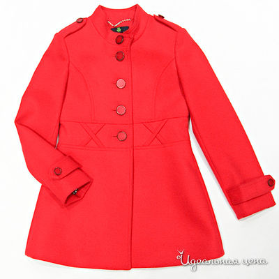 Пальто Cleverly для девочки, цвет красный