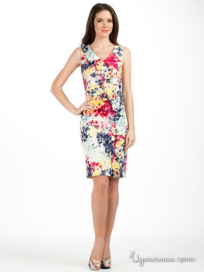 Платье Moschino, цвет цвет мультиколор