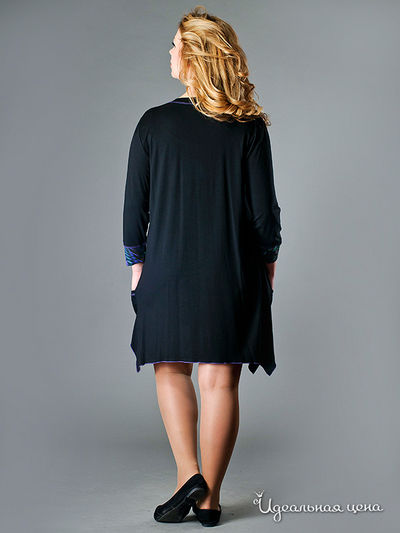 Платье PERSONAL CHOICE женское, цвет черный / мультиколор