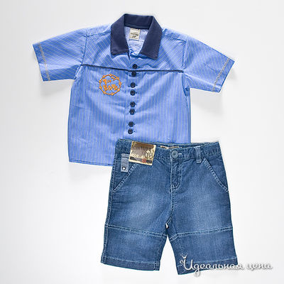 Комплект: рубашка и шорты для мальчика, рост 78-96 см