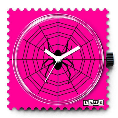 Часы Stamps, цвет цвет розовый / черный