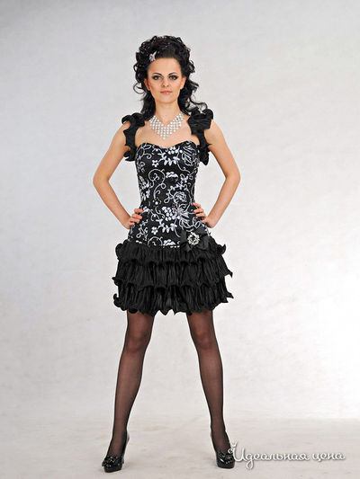 Платье Sabrina, цвет цвет черный / белый